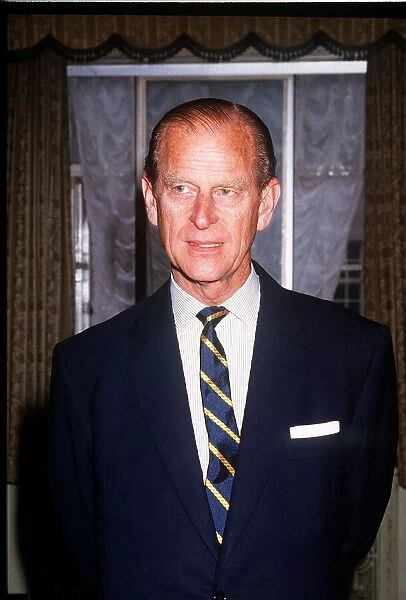 Prince Philip at the Variety Club luncheon. May 1985