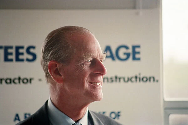 Prince Philip visiting Tees Barrage. 18th May 1993