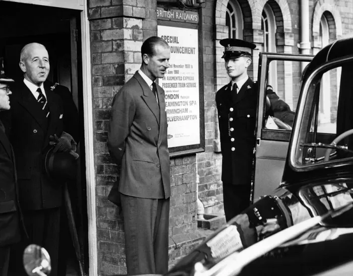 Framed Print : Prince Philip visits the West Midlands. He is pictured with Police Cadet Michael Price Framed Print : Prince Philip visits the West Midlands. He is pictured with Police Cadet Michael Price