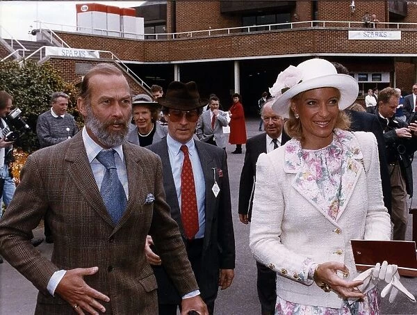 Prince & Princess Michael of Kent at Kempton Races May 1993