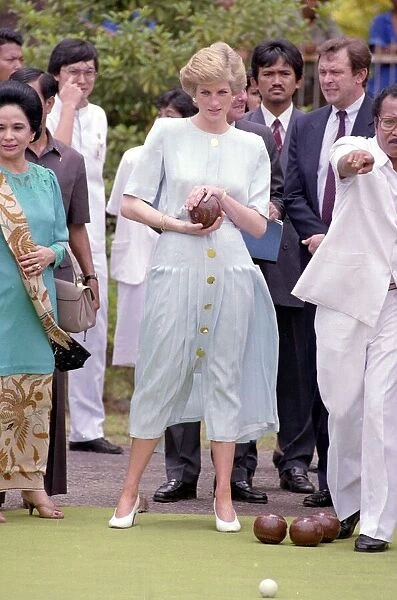 Prince and Princess of Wales Official Visit to Indonesia 1989