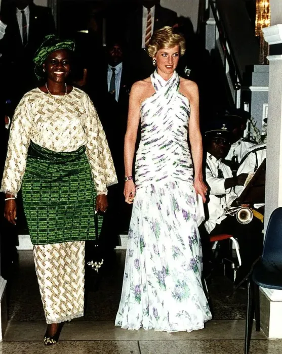 Framed Print : Prince and Princess of Wales Official Visit to Nigeria in West Africa Framed Print : Prince and Princess of Wales Official Visit to Nigeria in West Africa
