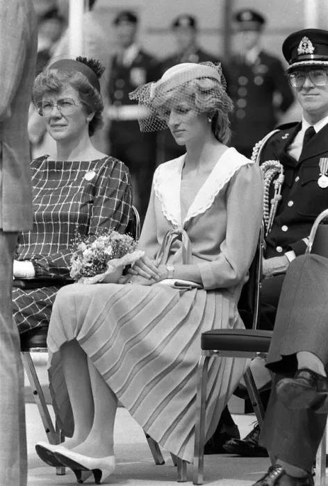 Framed Print : Prince and Princess of Wales tour of Canada in June 1983