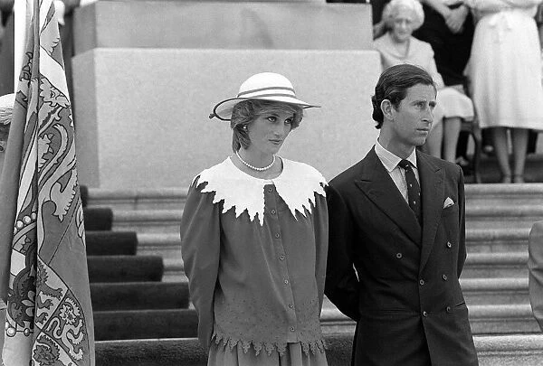 Prince and princess of Wales tour of Canada in June 1983