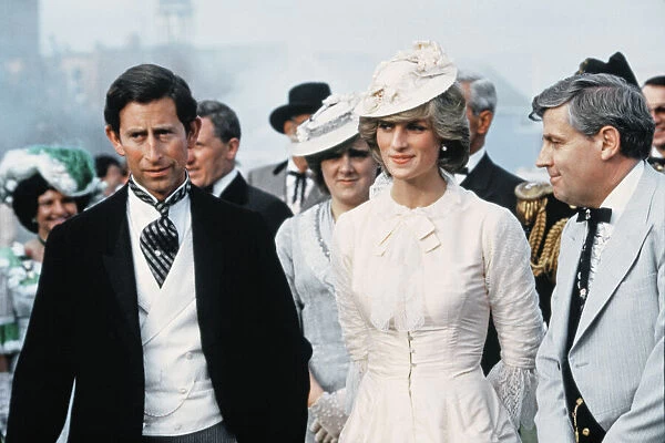Prince and Princess of Wales tour of Canada in June 1983