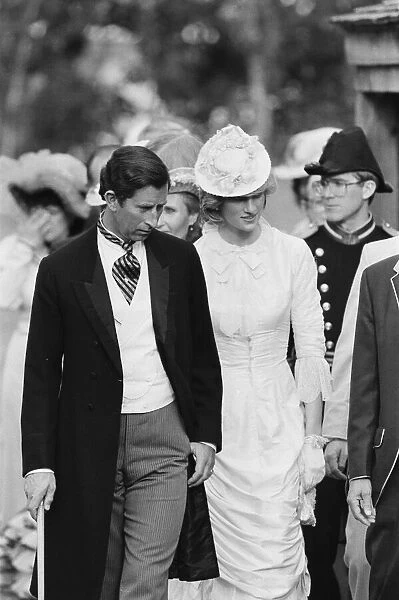 Prince and Princess of Wales tour of Canada in June 1983