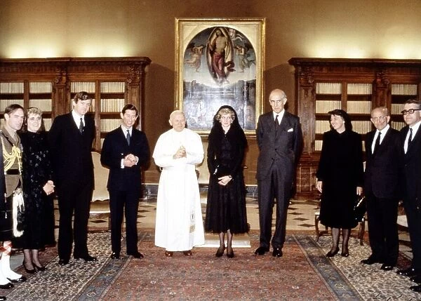 Prince and Princess of Wales visit to Italy, April 1985 Princess Diana
