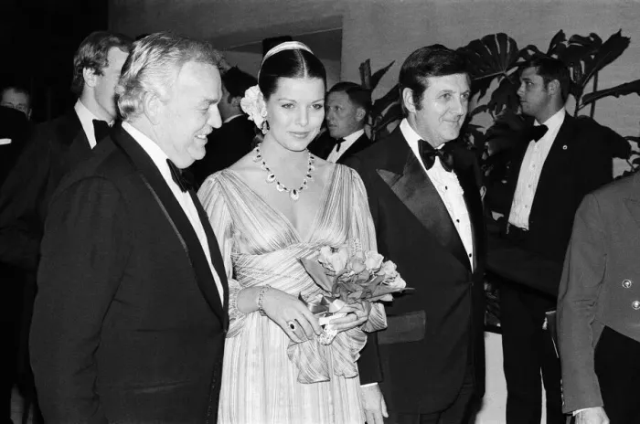 Framed Print : Prince Rainier and Princess Caroline attend a dinner at the Sporting Casino, Monte Carlo Framed Print : Prince Rainier and Princess Caroline attend a dinner at the Sporting Casino, Monte Carlo
