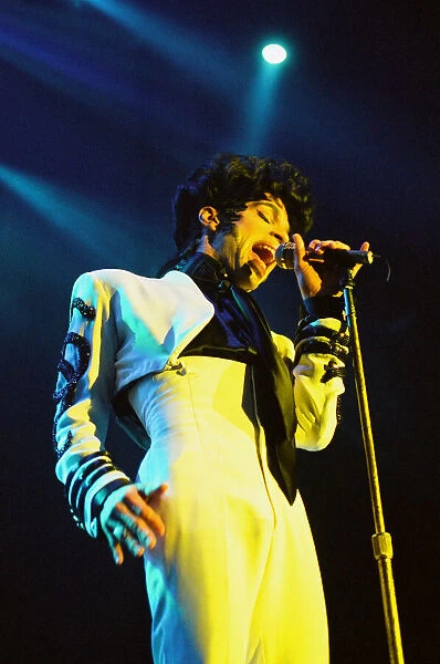 Prince seen here performing at BBC Broadcasting House as part of his Act II tour 7th