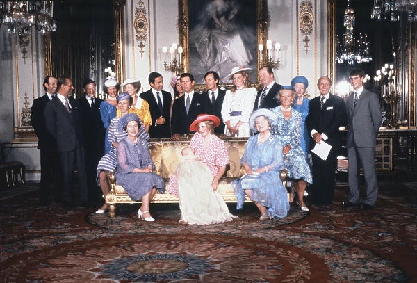 Prince Williams Christening- Official group August 1982
