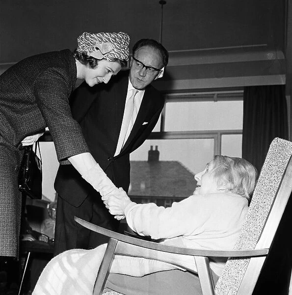 Princess Alexandra of Kent visits Blackpool, Lancashire. 24th April 1962