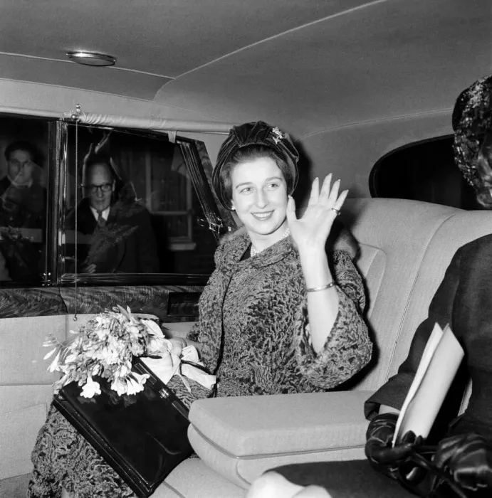 Framed Print : Princess Alexandra of Kent visits the Kwetu Social Centre for East African Nurses at St
