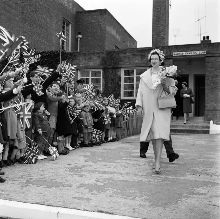 Framed Print : Princess Alexandra of Kent visits RAF Wattisham, Suffolk. 13th April 1960 Framed Print : Princess Alexandra of Kent visits RAF Wattisham, Suffolk. 13th April 1960