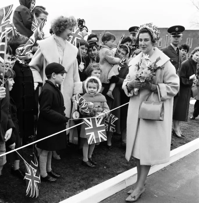 Framed Print : Princess Alexandra of Kent visits RAF Wattisham, Suffolk. 13th April 1960
