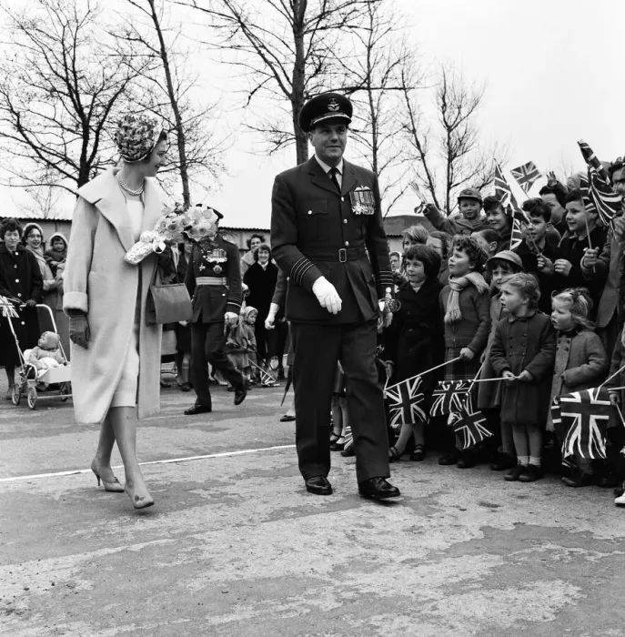 Framed Print : Princess Alexandra of Kent visits RAF Wattisham, Suffolk. 13th April 1960 Framed Print : Princess Alexandra of Kent visits RAF Wattisham, Suffolk. 13th April 1960