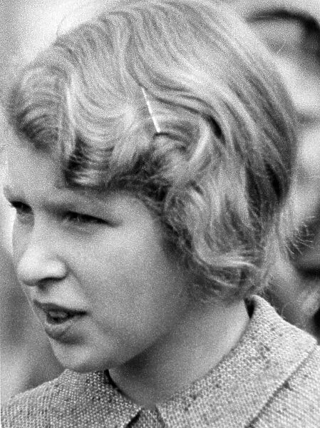 Princess Anne aged 11 at Badminton Horse Trials - April 1962 13  /  04  /  1962