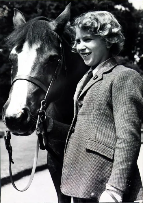 Framed Print : PRINCESS ANNE AGED NINE WITH HER PONY GREENSLEEVES Picture taken circa 1st Framed Print : PRINCESS ANNE AGED NINE WITH HER PONY GREENSLEEVES Picture taken circa 1st