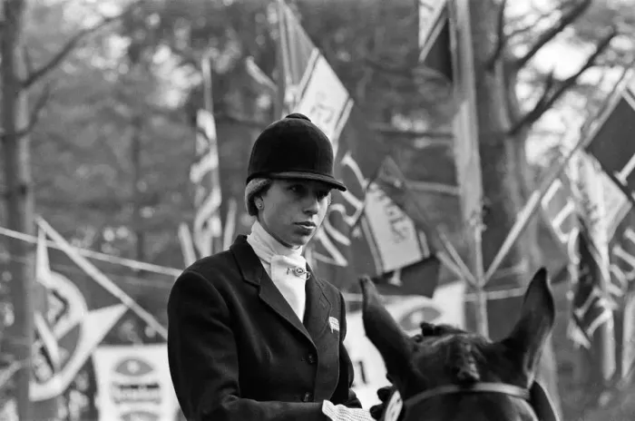 Framed Print : Princess Anne and her horse Goodwill take part on the Three Day International Military
