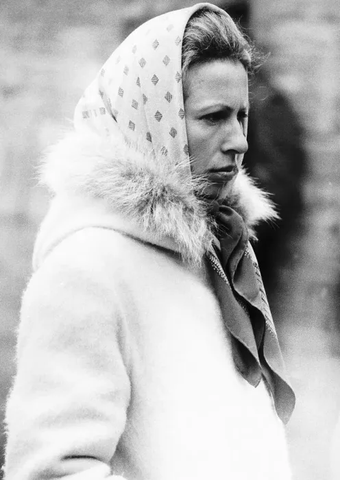 Framed Print : Princess Anne looing at the inspection of the Badminton race course