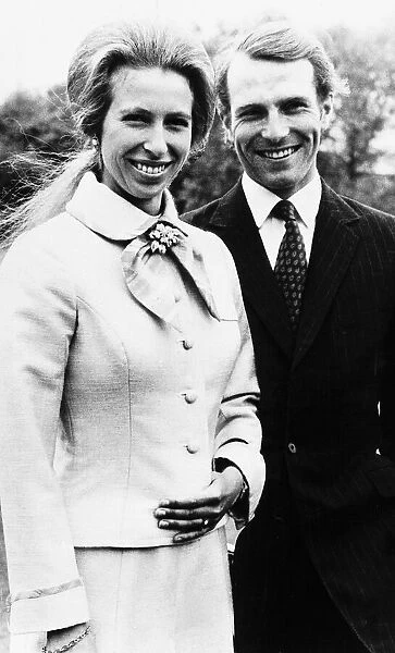 Princess Anne and Mark Phillips all smiles