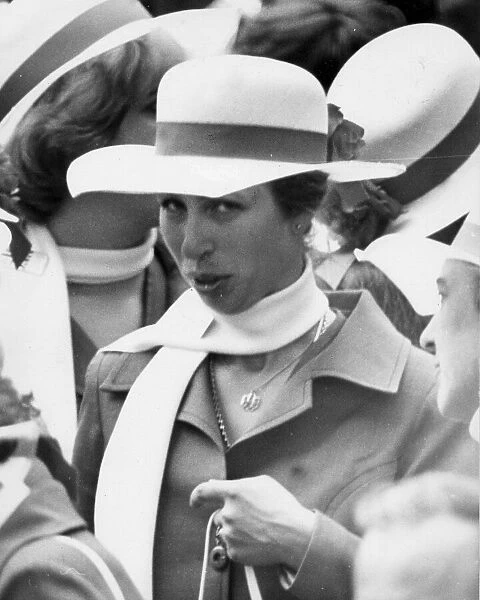 Princess Anne with other members of British Olympic team at 1976 Olympics in Montreal