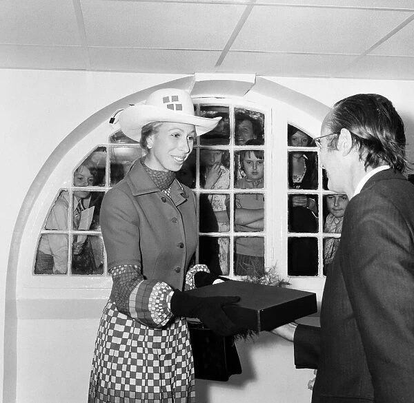 Princess Anne opening the National Maritime Museum at Greenwich. 30th May 1974
