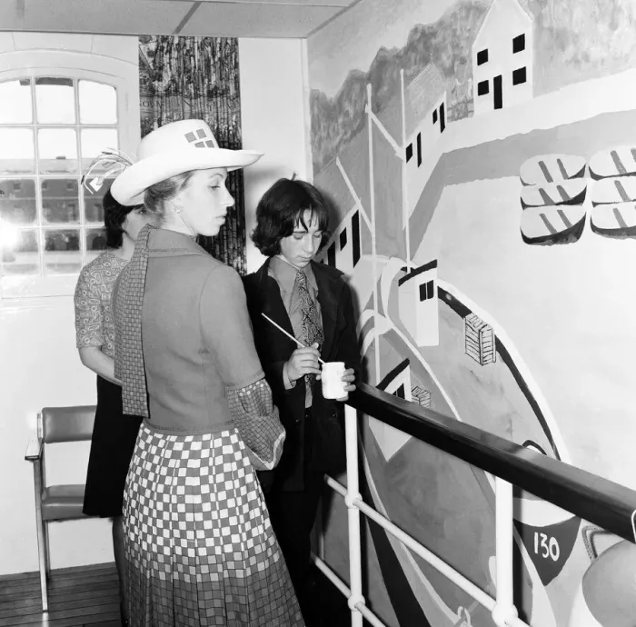 Framed Print : Princess Anne opening the National Maritime Museum at Greenwich. 30th May 1974 Framed Print : Princess Anne opening the National Maritime Museum at Greenwich. 30th May 1974