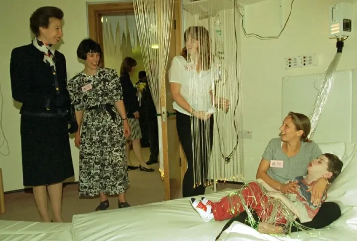 Framed Print : Princess Anne opens Rachael House Chilrens Hospice, Princess Anne in multi sensory room Framed Print : Princess Anne opens Rachael House Chilrens Hospice, Princess Anne in multi sensory room