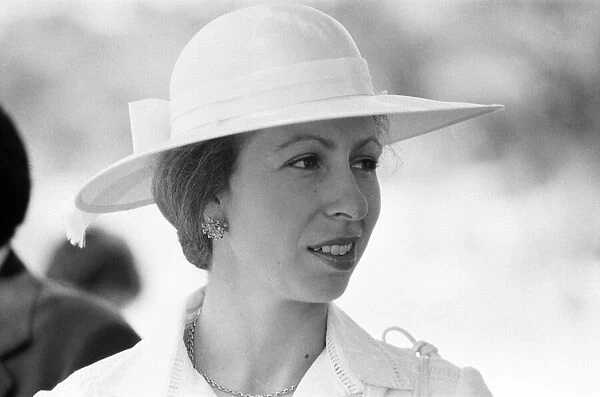 Princess Anne, pictured during her visit to Zimbabwe. October 1982