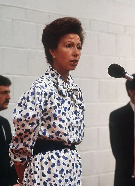 Princess Anne the Princess Royal in Scotland August 1989