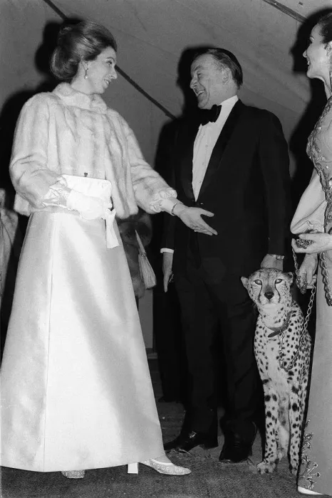 Framed Print : Princess Anne talks with Jim Chipperfield and Mary Chipperfield at a circus spectacular