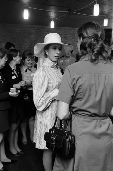 Framed Print : Princess Anne visits the Girl Guide HQ at Trefoil House, Birmingham