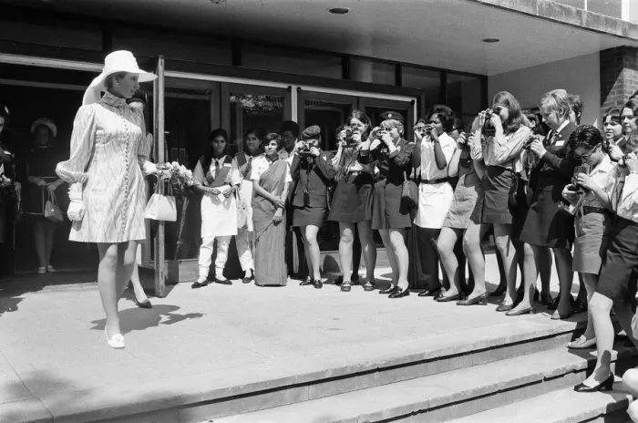 Framed Print : Princess Anne visits the Girl Guide HQ at Trefoil House, Birmingham
