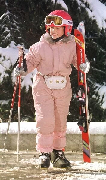 Princess Beatrice on skiing holiday in Verbier, Switzerland
