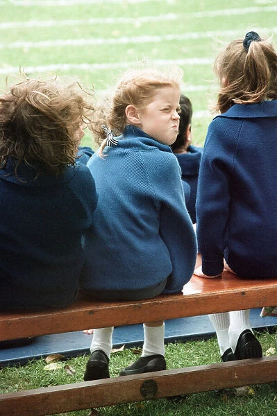 Princess Beatrice takes part in sports day at Upton House School, Windsor. 21st June 1994