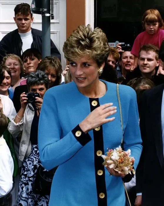 Framed Print : Princess Diana Attends a biennial conference at the Athenaeum in Bury St Edmunds, Suffolk