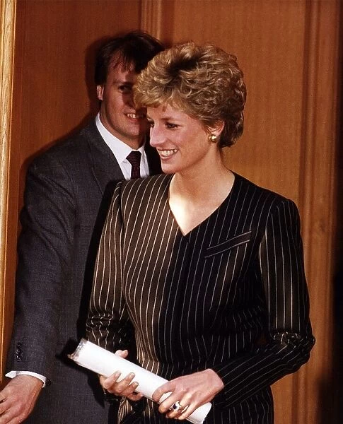 Princess Diana attends a conference for her charity Turning Point