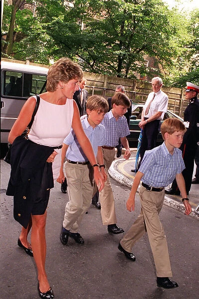 Princess Diana attends the Royal Tournament at Earls Court