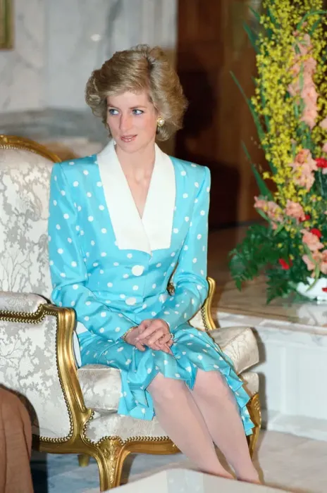 Framed Print : Princess Diana at the Bayan Palace during her and Prince Charles