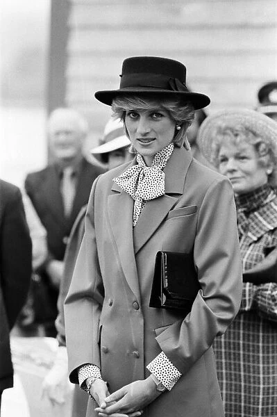Princess Diana in Edmonton, Alberta. 29th June 1983