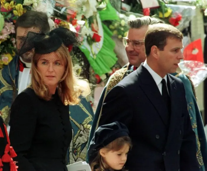 Framed Print : Princess Diana Funeral 6th September 1997. The Duchess of York Framed Print : Princess Diana Funeral 6th September 1997. The Duchess of York