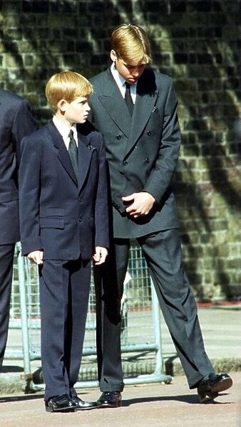 Princess Diana Funeral 6th September 1997. Prince William