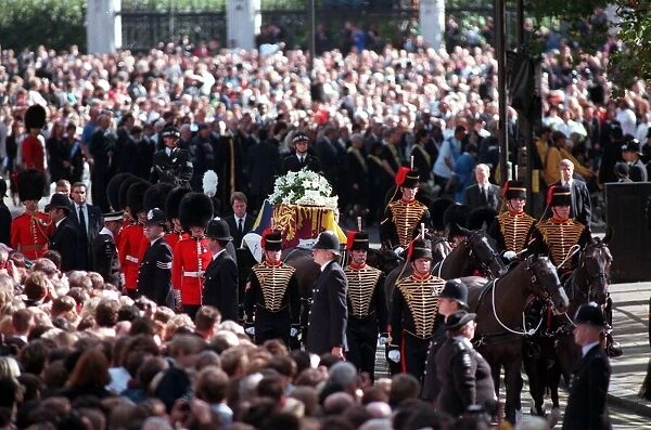 Princess Diana Funeral 6th September 1997. Princess Diana