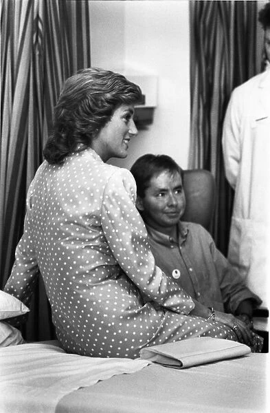 Princess Diana, HRH The Princess of Wales at The Freeman Hospital in Newcastle Upon Tyne