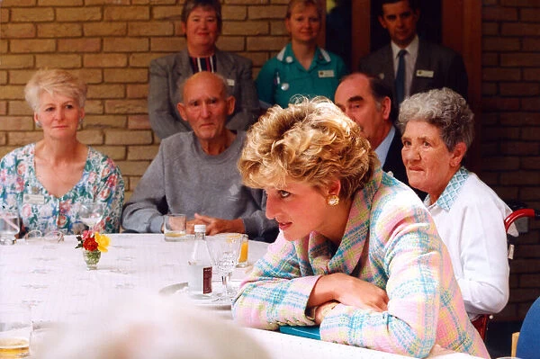 Princess Diana, HRH The Princess of Wales during her visit to Newcastle Upon Tyne
