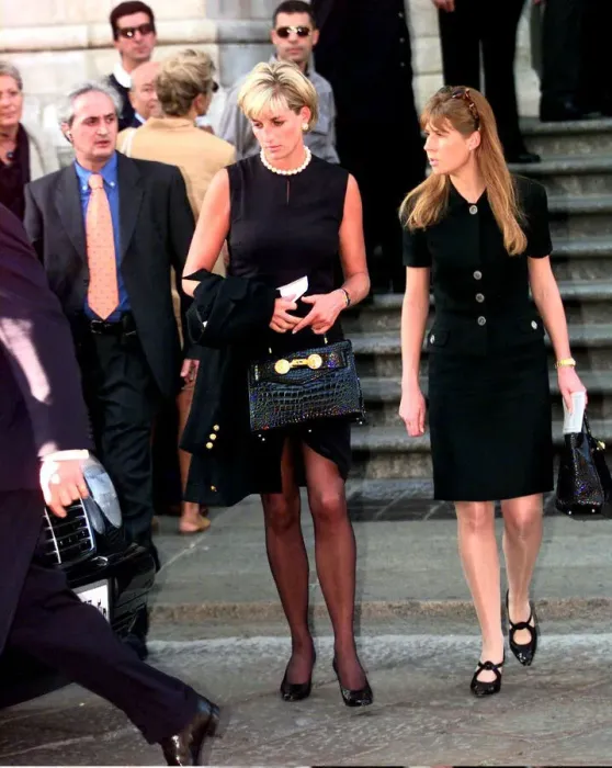 Framed Print : Princess Diana leaves a memorial service for slain Italian fashion designer Gianni Framed Print : Princess Diana leaves a memorial service for slain Italian fashion designer Gianni