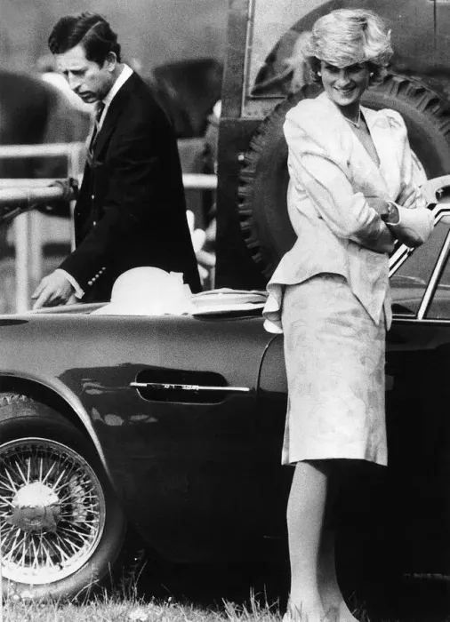 Framed Print : Princess Diana and Prince Charles attend a polo match at Smiths Lawn Windsor after a day Framed Print : Princess Diana and Prince Charles attend a polo match at Smiths Lawn Windsor after a day