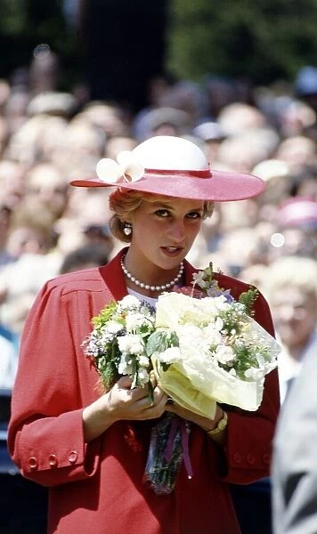 Princess Diana and Prince Charles Overseas Visit to Australia