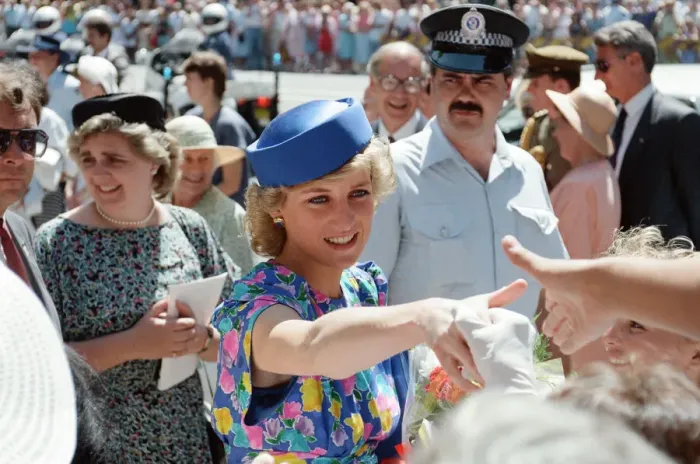 Framed Print : Princess Diana and Prince Charles overseas visit to Australia for the bicentennial