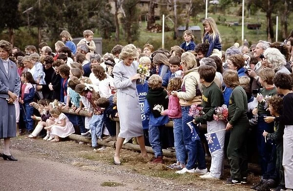 Princess Diana & Prince Charles Prince and princess of Wales Overseas Visit to Australia